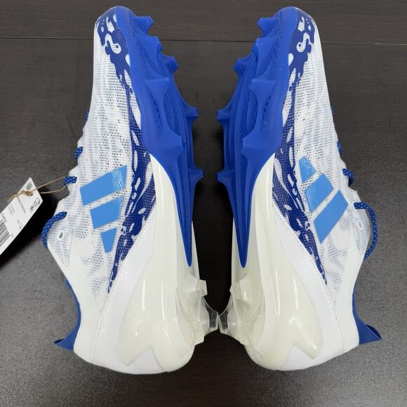 adidas Adizero Electric Speed Juice Cloud White Blue IE4418 Football Cleats Sz12 main image 6